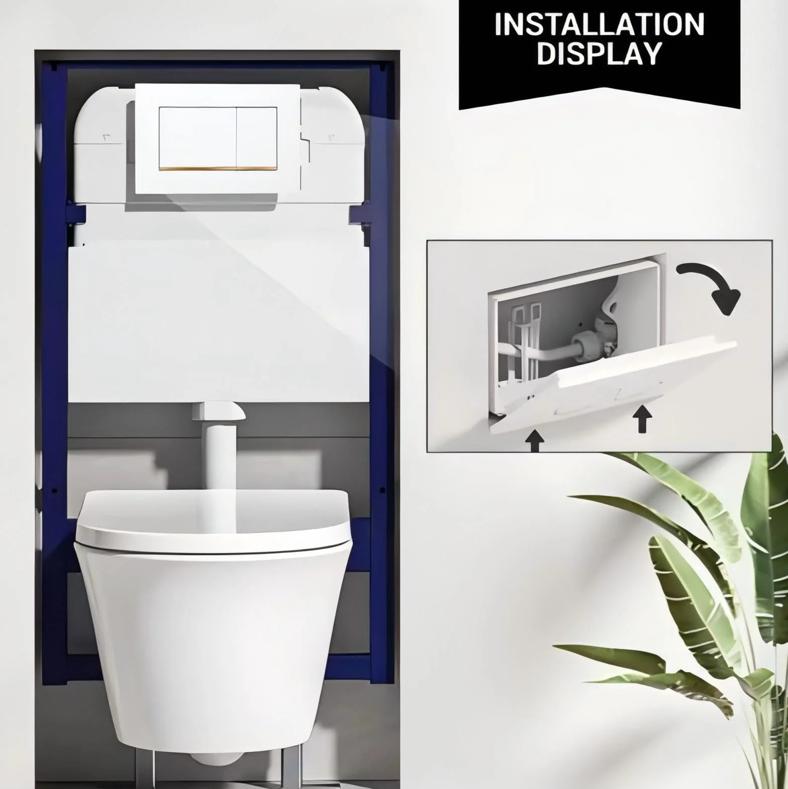 Piastra a pressione WC Geberit Sigma 30 ABS lavello set rilascio