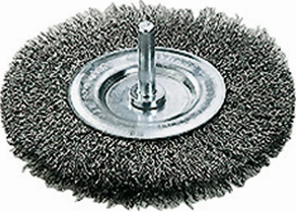 Bosch 2609256526 Spazzola a Disco per Trapani, Filo Ondulato, 6 x 8 x 50 mm (Confezione da 4)