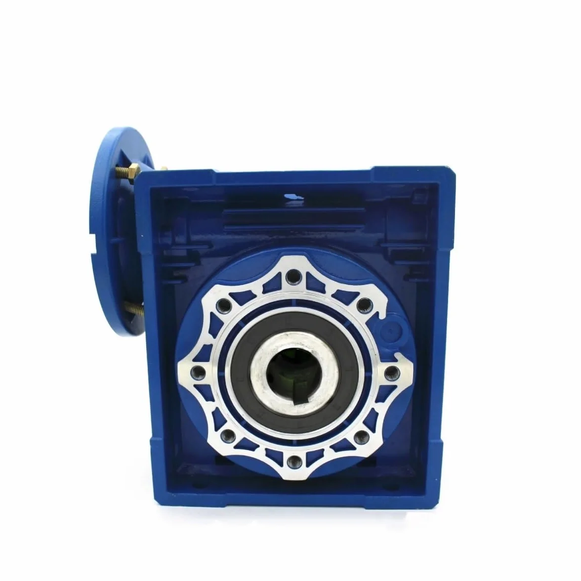 Riduttore Motore Flangia rotonda NMRV090 Riduttore a vite senza fine Flangia di ingresso Diametro esterno 200 mm 7,87" Rabbetto 130 mm 5,12" Foro di ingresso 90B5 24 mm 0,94" Macchina di Riduzione(Rat
