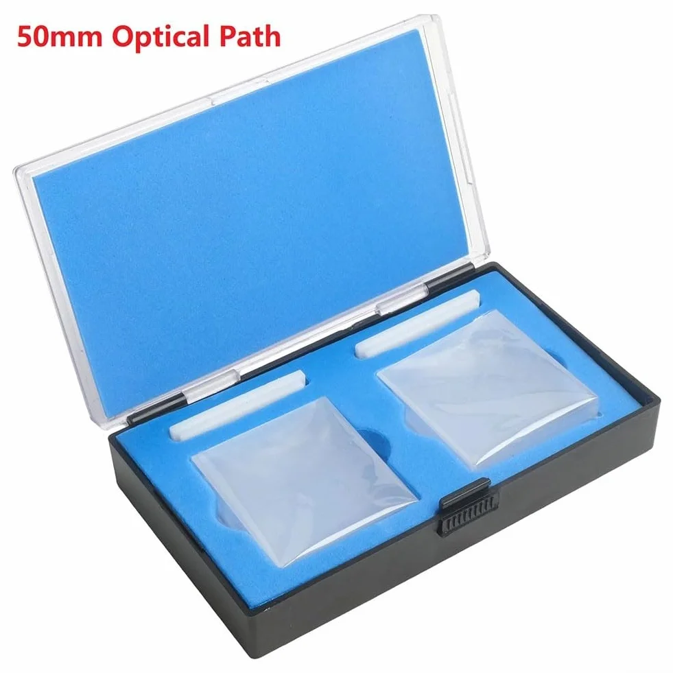 Cuvette al quarzo 50 mm percorso ottico confezione da 2