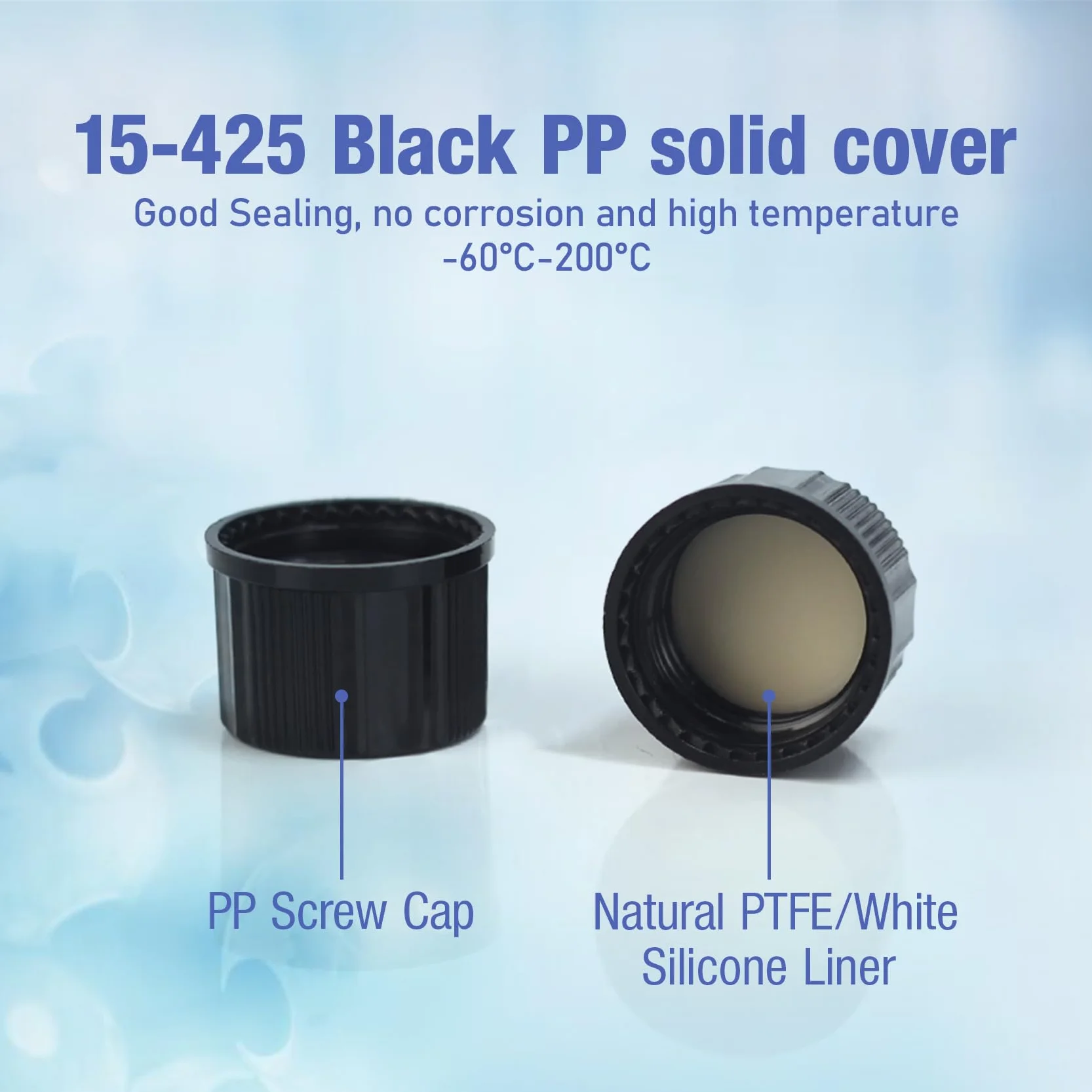 144 Pezzi Flaconi Campioni Vetro Trasparente 8ml con Tappo a Vite PTFE Naturale/Fodera in Silicone Bianco 17x60mm