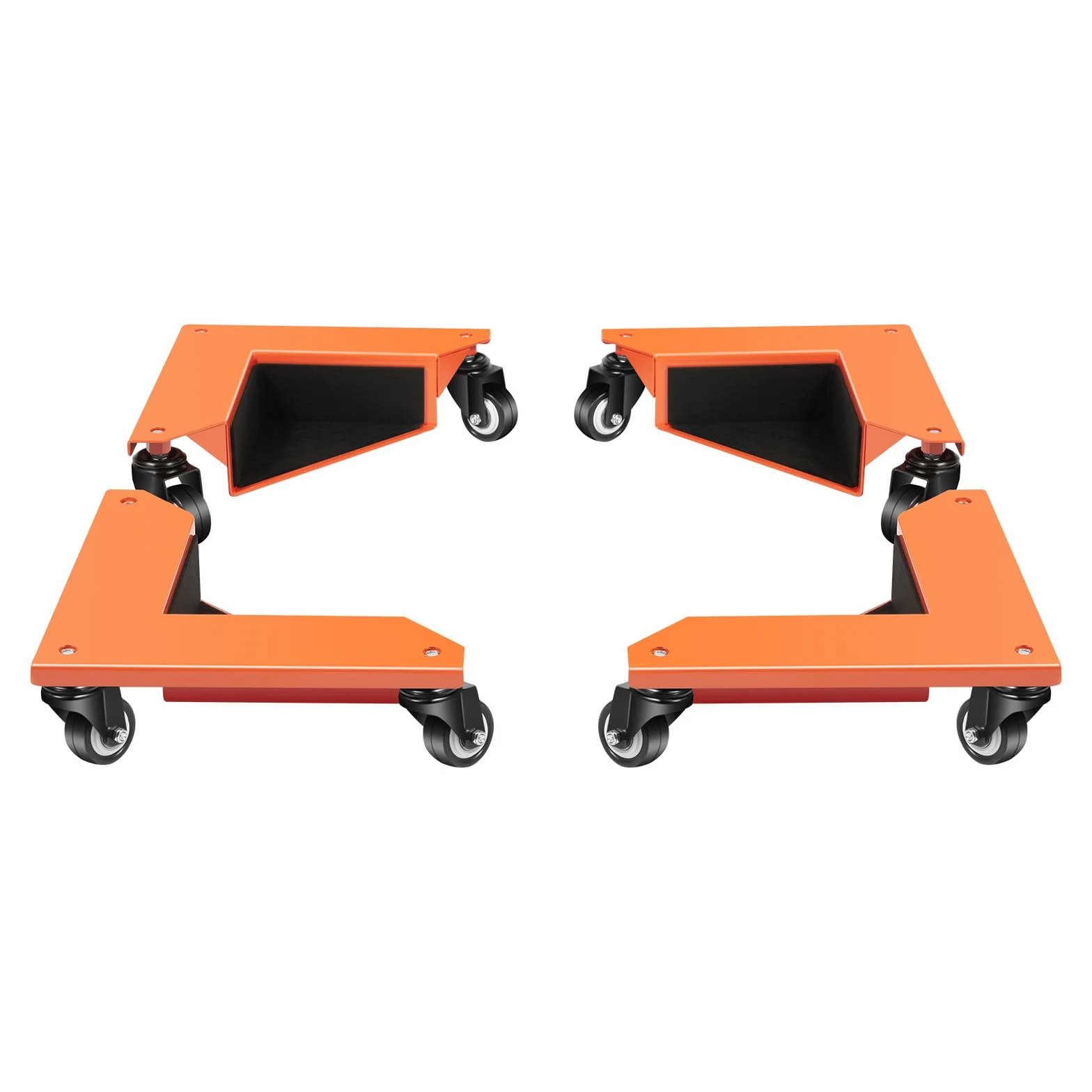 Rotelle per il trasporto di mobili, 4 pezzi, triangolari, per mobili pesanti, portata: 639 kg, set con ruote universali