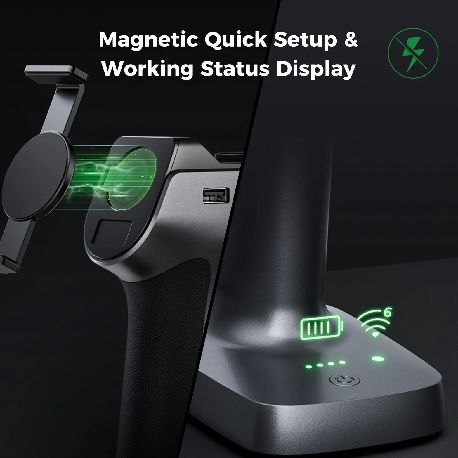 Creality Scan Bridge per Scanner 3D CR-Scan Raptor - Supporto Mirroring Wi-Fi 6, Batteria Alta Capacità con Ricarica Rapida, Design Compatto per Professionisti