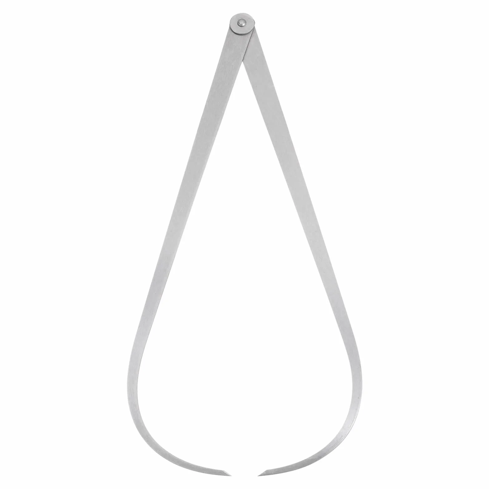 QUARKZMAN Calibro Esterno A Giunto Fisso 600mm 24 Pollici Acciaio Per Utensili Giunto A Attrito Strumento Di Misurazione Interna Per Intagli Modellazione Scultura Argento