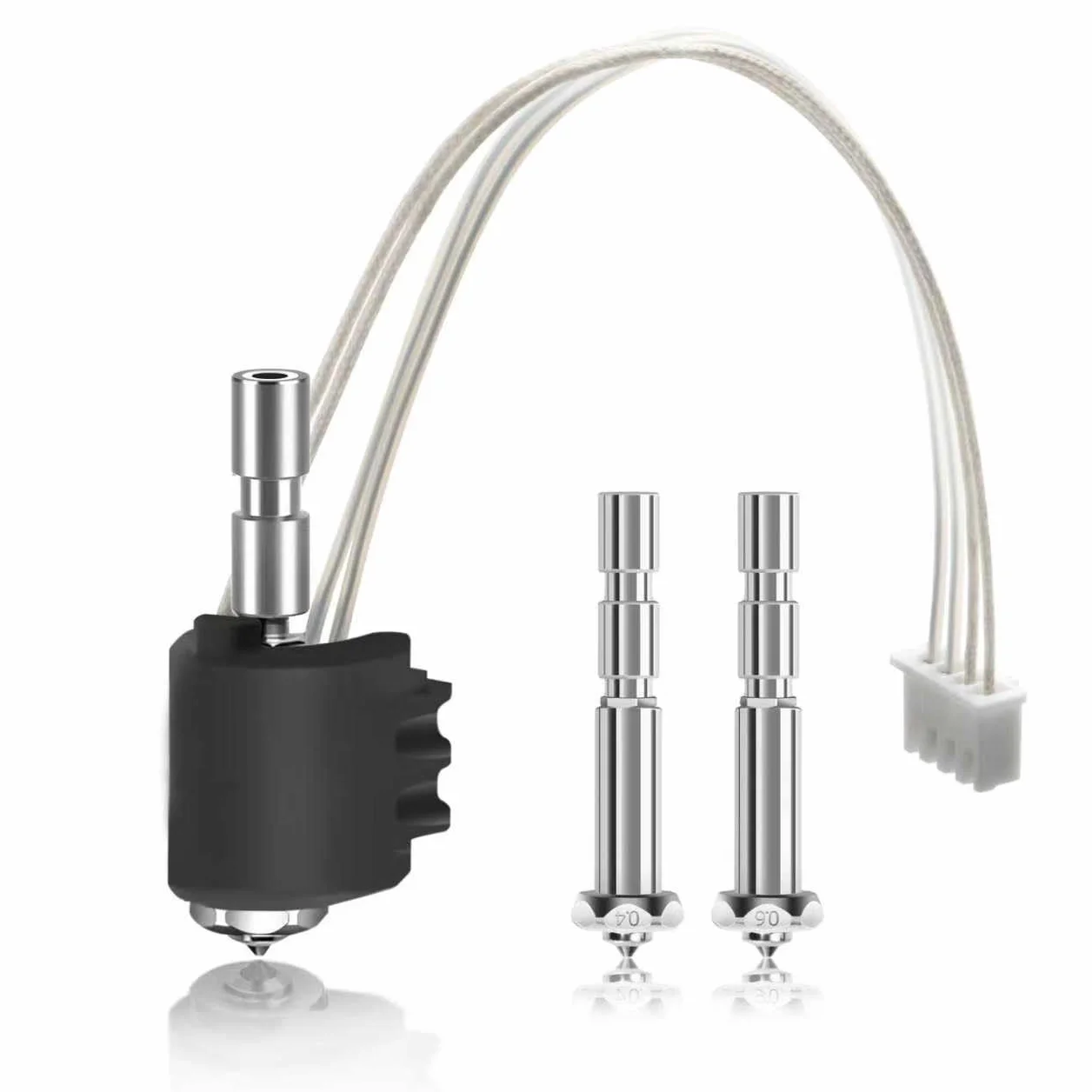 IdeaFormer 3 pezzi Kobra 3 Max Hotend Set Quick-Swap Integrated Extruder Hotend con ugello in acciaio temprato 0,4 mm 0,6 mm per Anycubic Kobra 3 Max/Combo