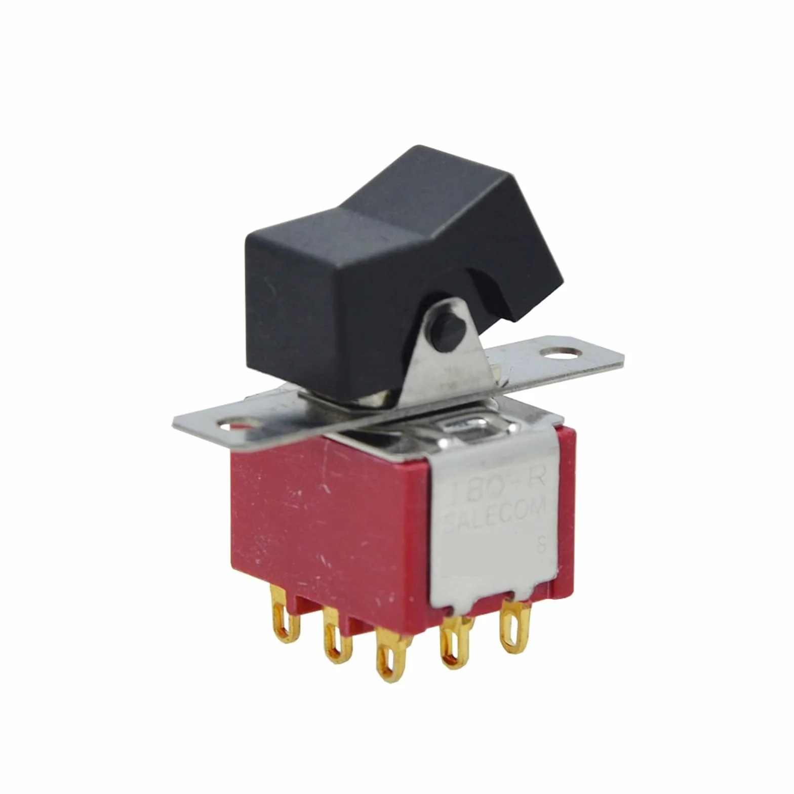 Interruttore a levetta Nero a Doppio Reset, 9 Piedi, bilanciere a 2/3 Marce, T80-R(R8301V-R11-2-BQ-H)