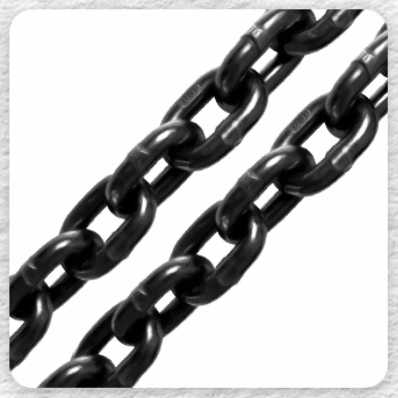 Catena di Resistenza, 2 m, 2 Fili, con Ganci di Riduzione, 4,75 Tonnellate, 8 mm