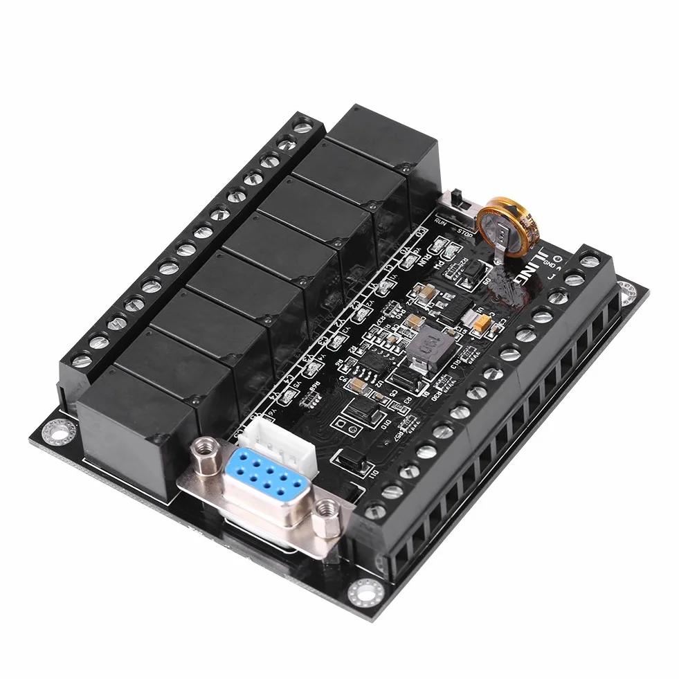 Regolatore PLC programmabile Regolatore PLC DC 24V FX1N-20MR Scheda di controllo industriale