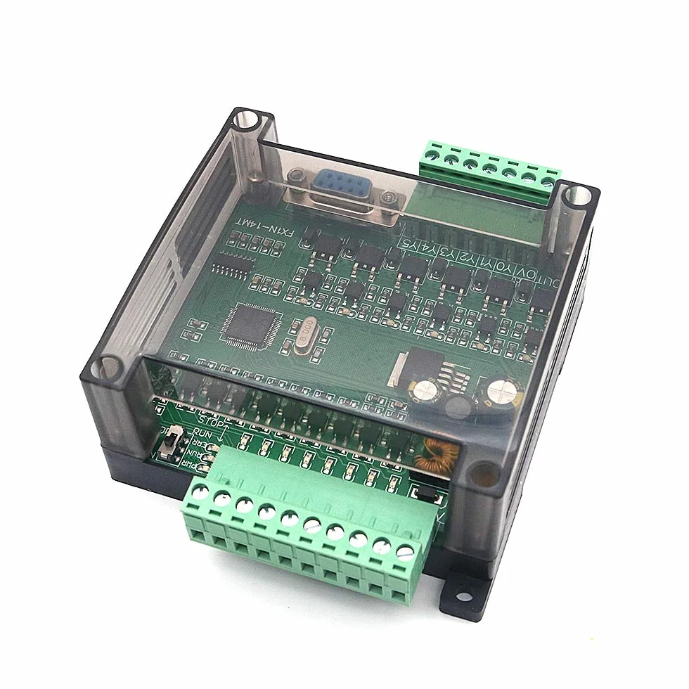 DollaTek DC24V Plc Controller industriale scheda di controllo FX1N-14MT Uscita a transistor