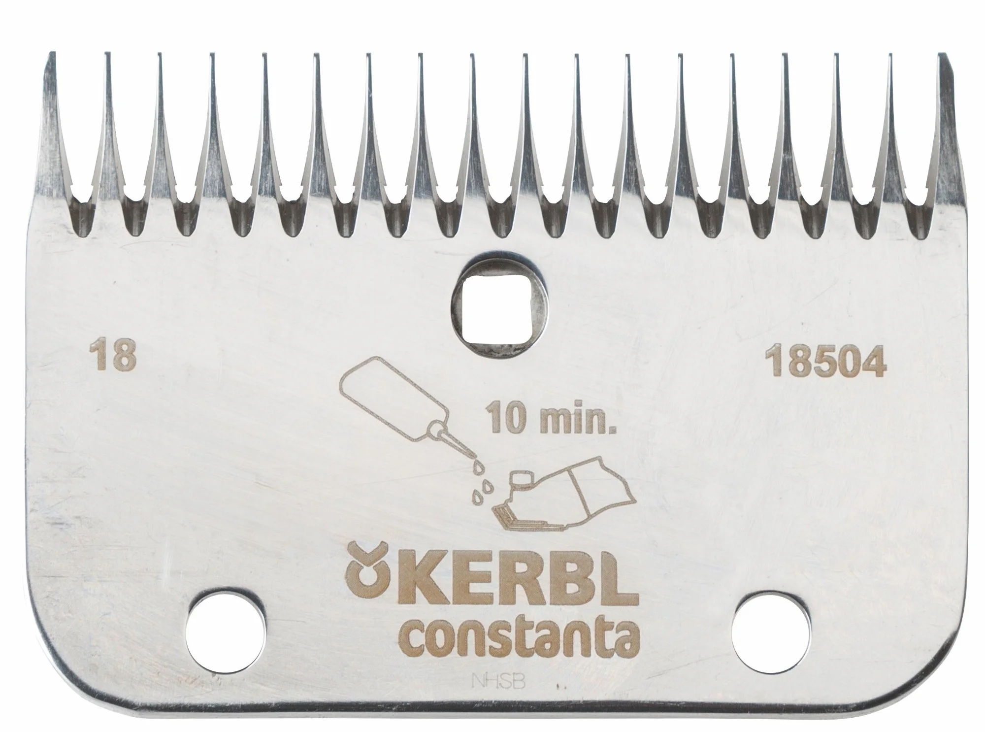 Kerbl 18504 - Lama di Ricambio, 24/18 Denti
