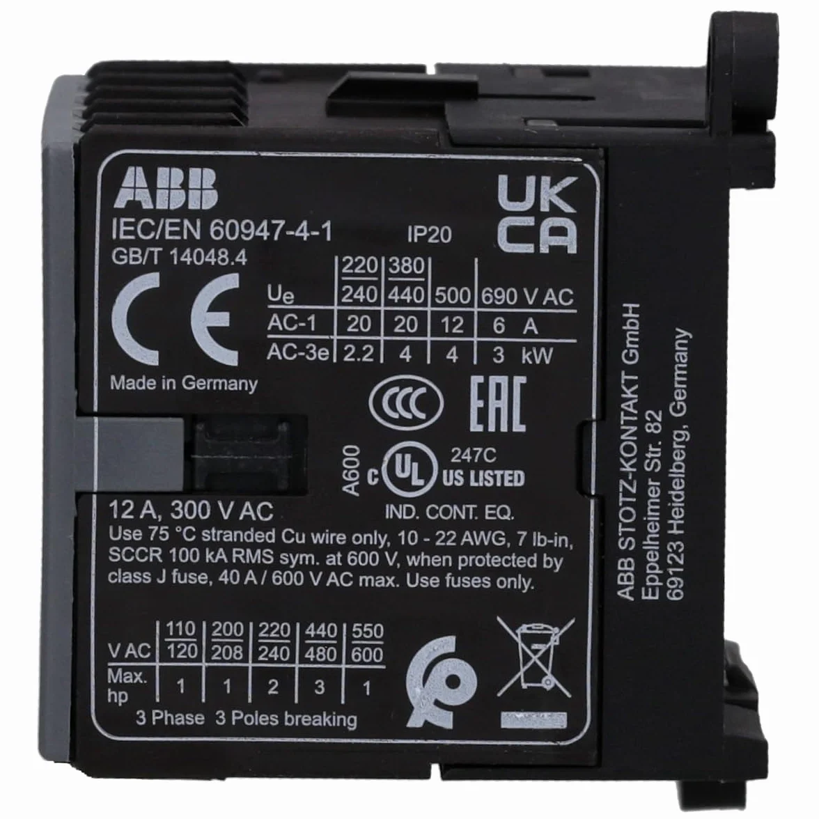ABB componente per interruttore codice GJL1211001R8100
