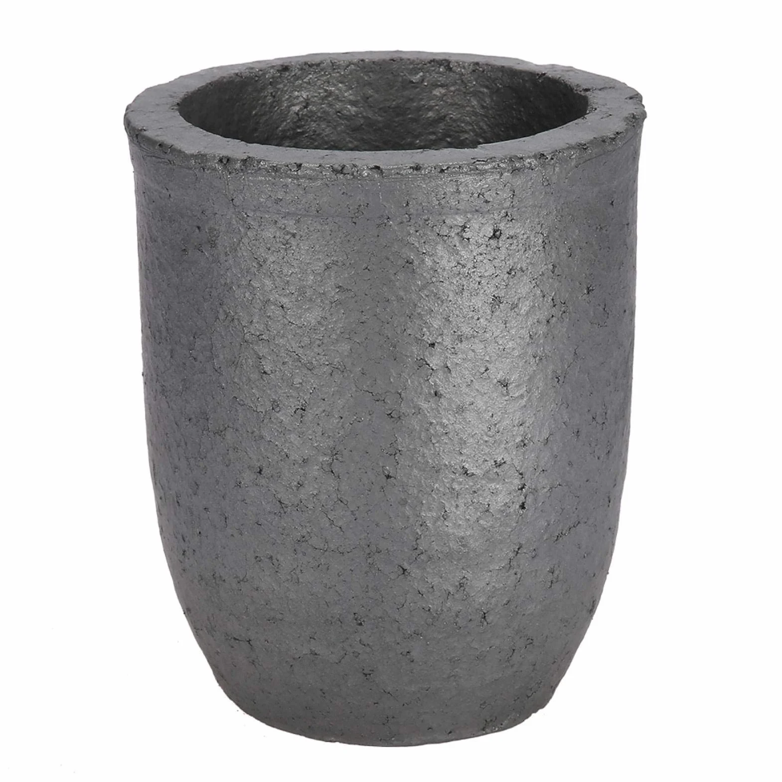 Crogiolo di grafite in carburo di silicio a forma di tazza, strumento di fusione del crogiolo per la colata in forno 6 kg, per la fusione di metalli preziosi con oro argento, strumenti per la produzio