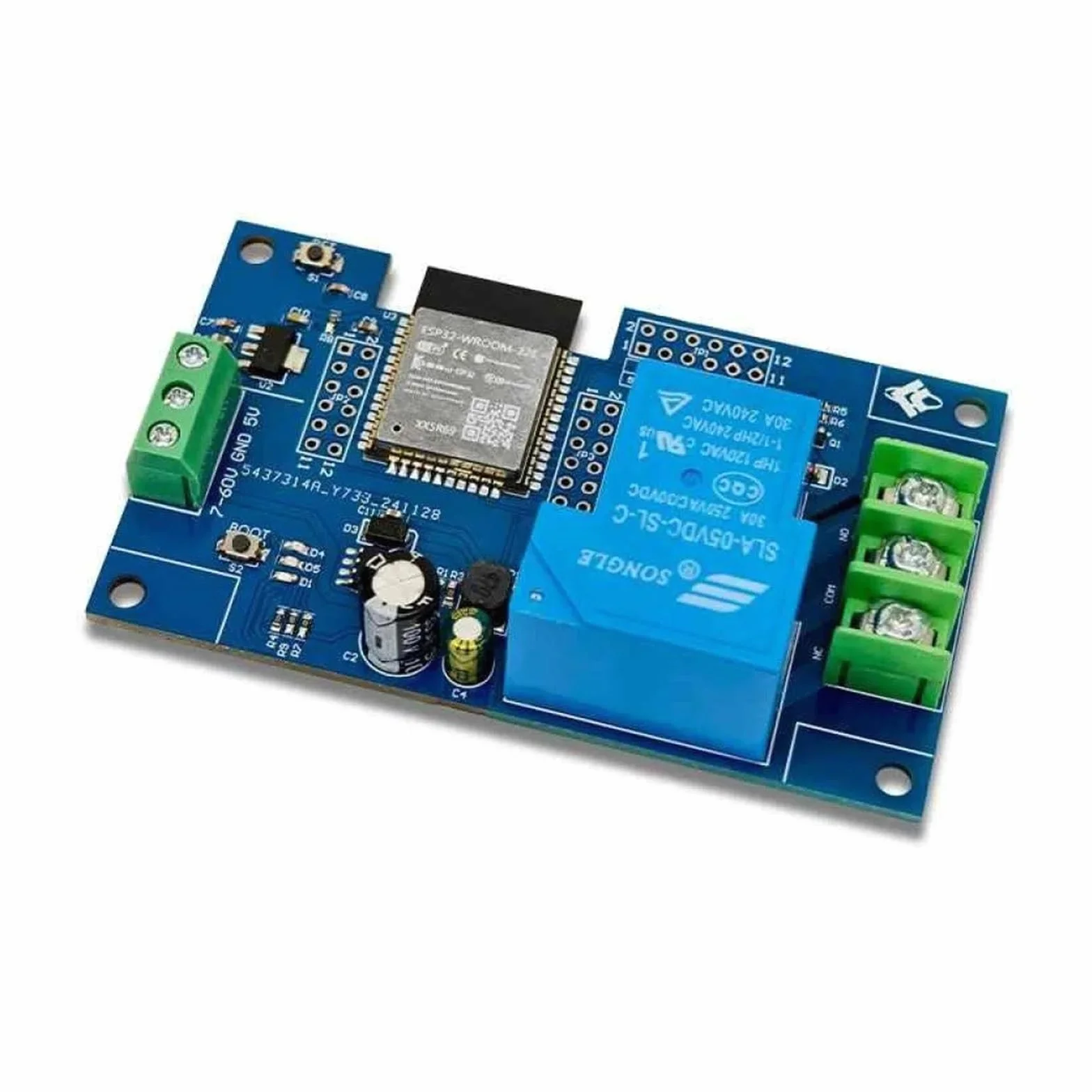 Modulo relè PLC Modulo relè WF DC7-28/5V 1 canale 30A Scheda di sviluppo ESP32-WROOM-32E