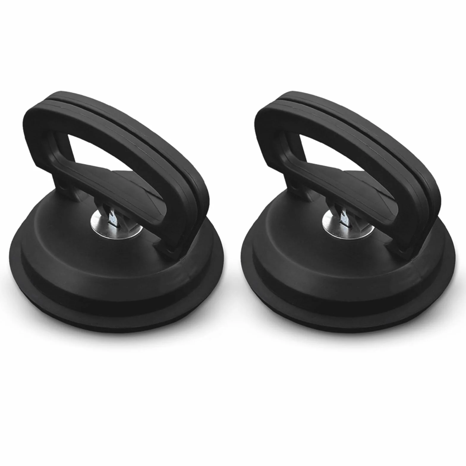 2 Pezzi Ventose Per Vetro, Sollevatori a Ventosa, Ventosa per Piastrelle Capacità di Carico 70KG, Ventose Per Vetri per Piastrelle,Vetro, Pavimento (D118mm)