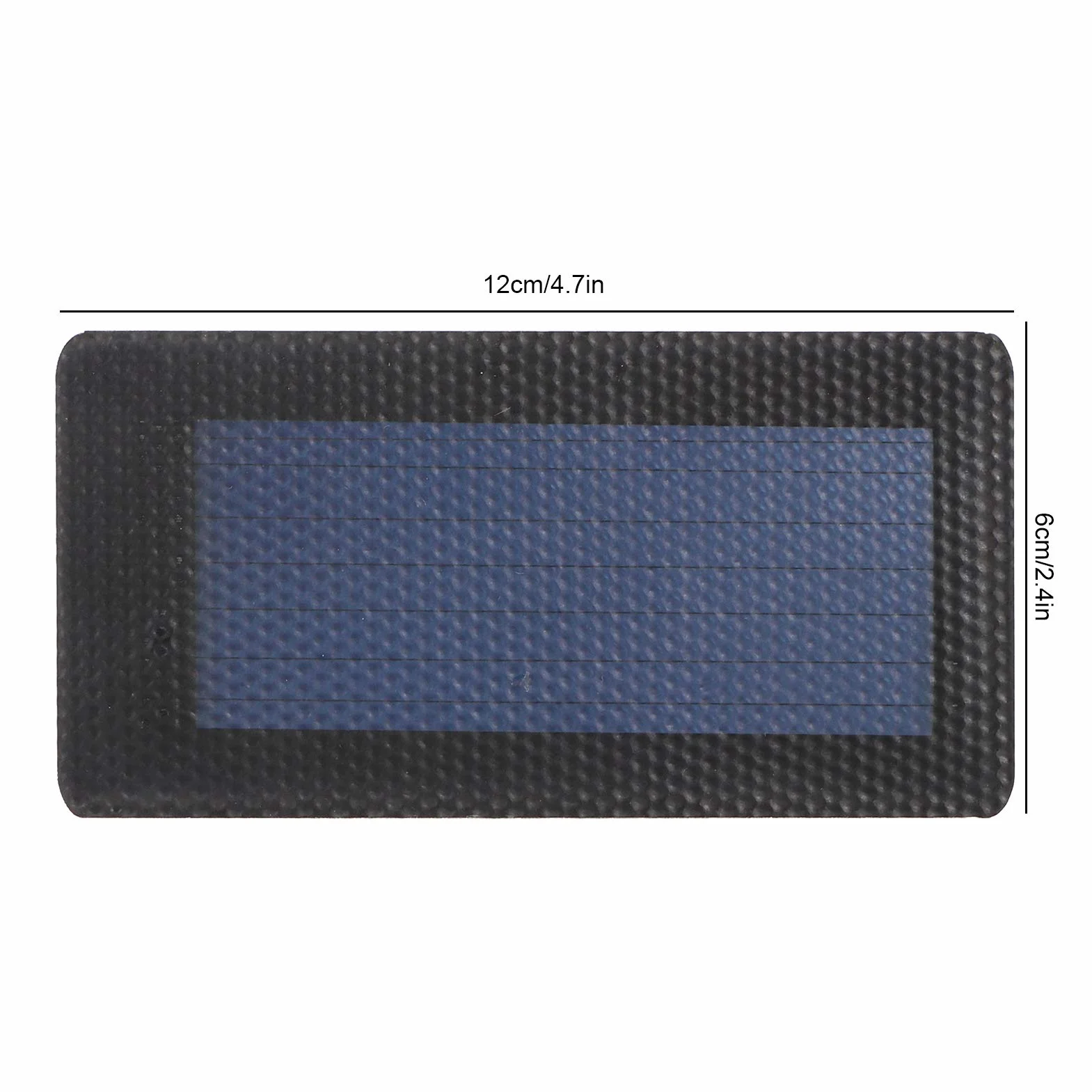 Omabeta Pannello Solare Flessibile Silicio Amorfo 0,3W Cella Solare Impermeabile 4,7x2,4 Cali per Luci Solari