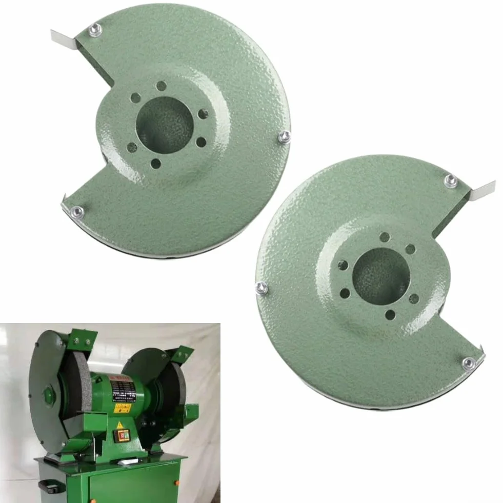 Copertura protettiva per smerigliatrice da banco 15,2 cm, rettificatrice tipo 150, protezione sicurezza, ferro, verde