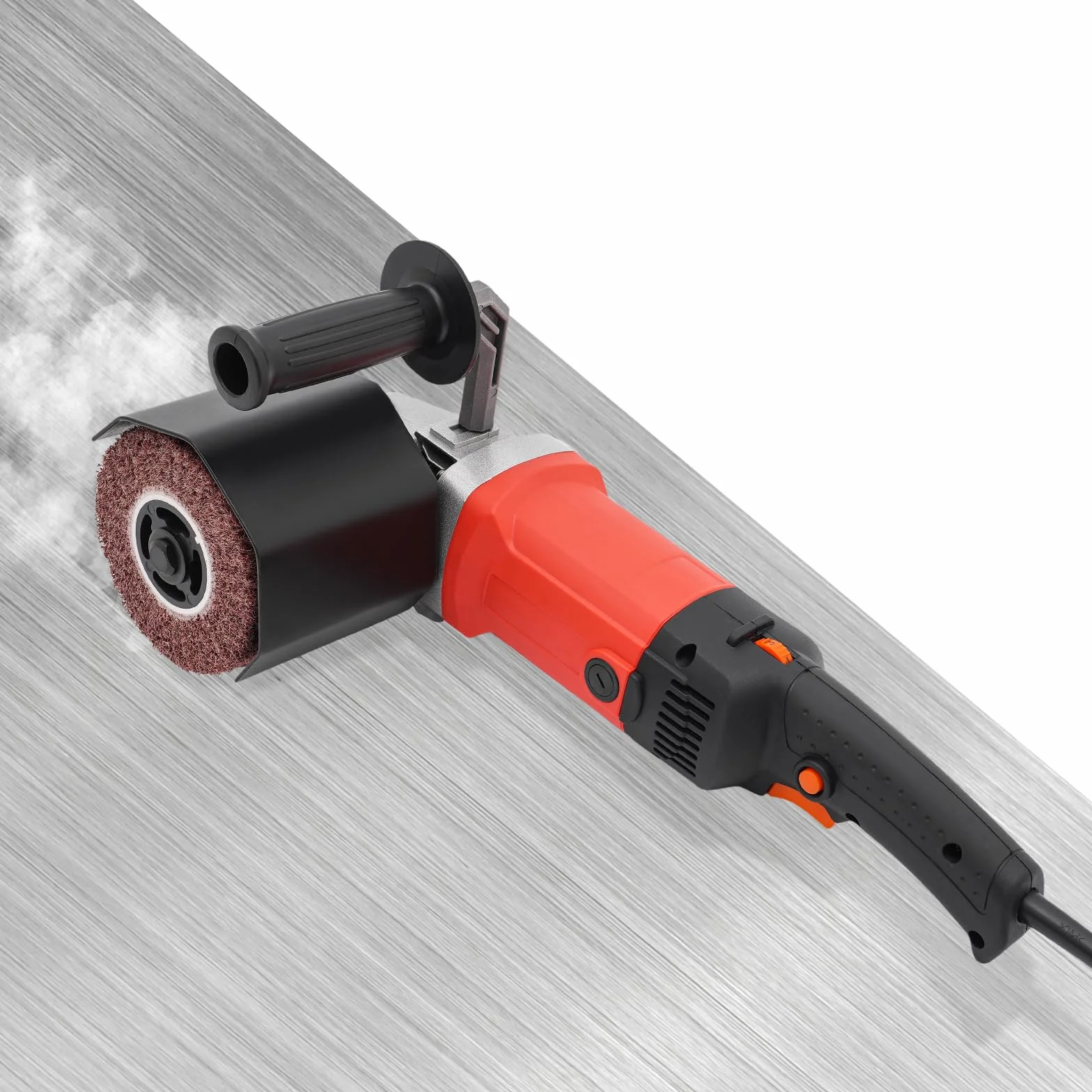 Rasoio per legno, 2200 W, macchina per rasatura elettrica, 3000 giri/min, con 2 ruote, per levigatura, spazzolatura, strutturazione, opacizzazione