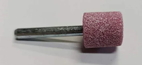 Mola abrasiva CILINDRICA mm 20 x 20 gambo mm 6 al corindone rosa