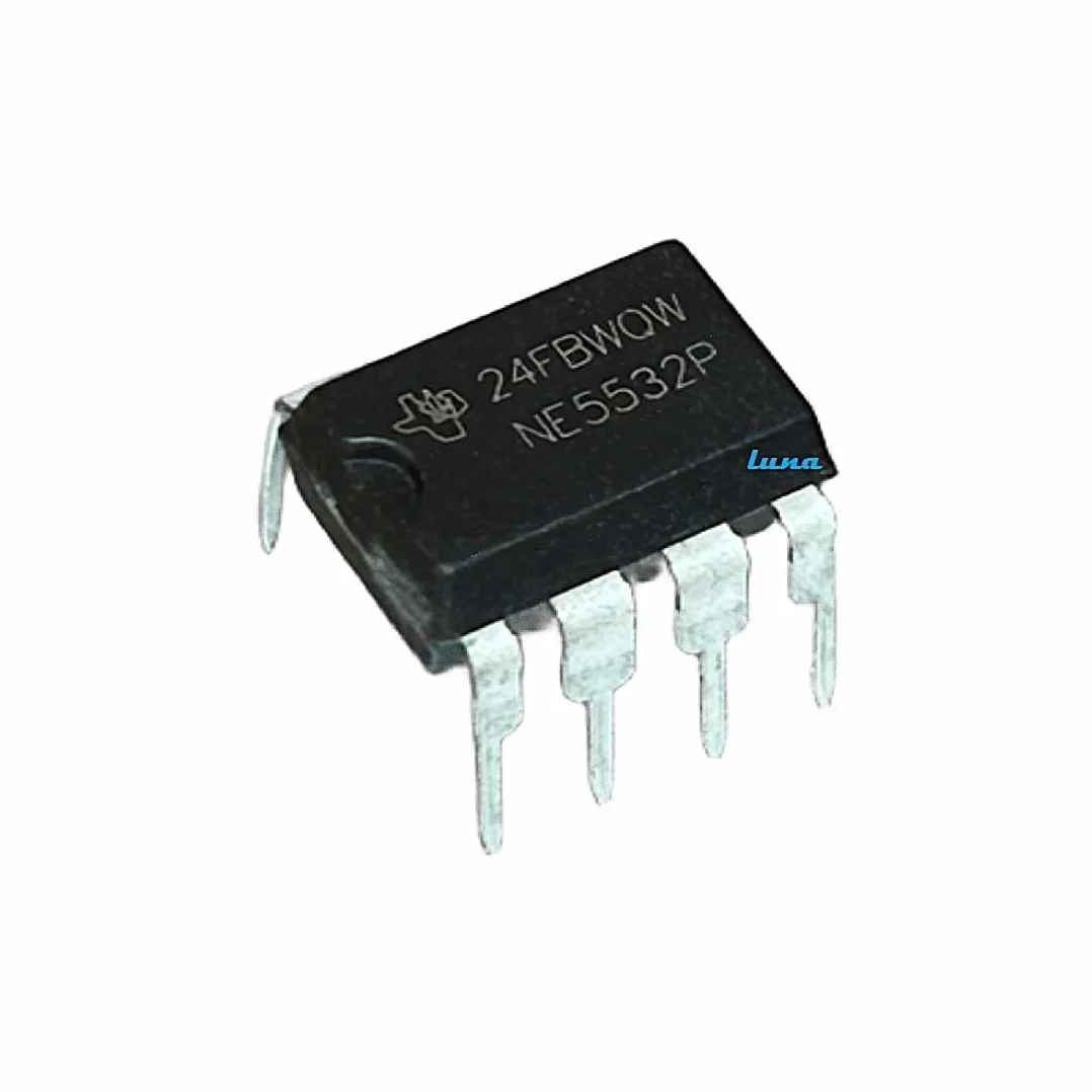 Circuito integrato NE5532P - Amplificatore operativo doppio ad alte prestazioni - Borsa da 4 pezzi