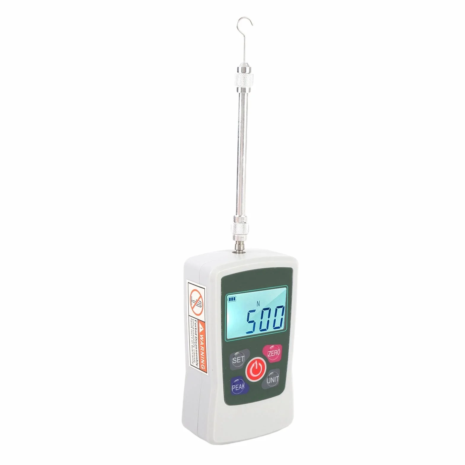 Generic Misuratore di Digitale 50n Push Tip and Tilt Misuratore, Dinamometro del di Spinta della Pressione Portatile con N, Kg, Lb, Oz, Custodia di Stoccaggio, Spegnimento Automatico