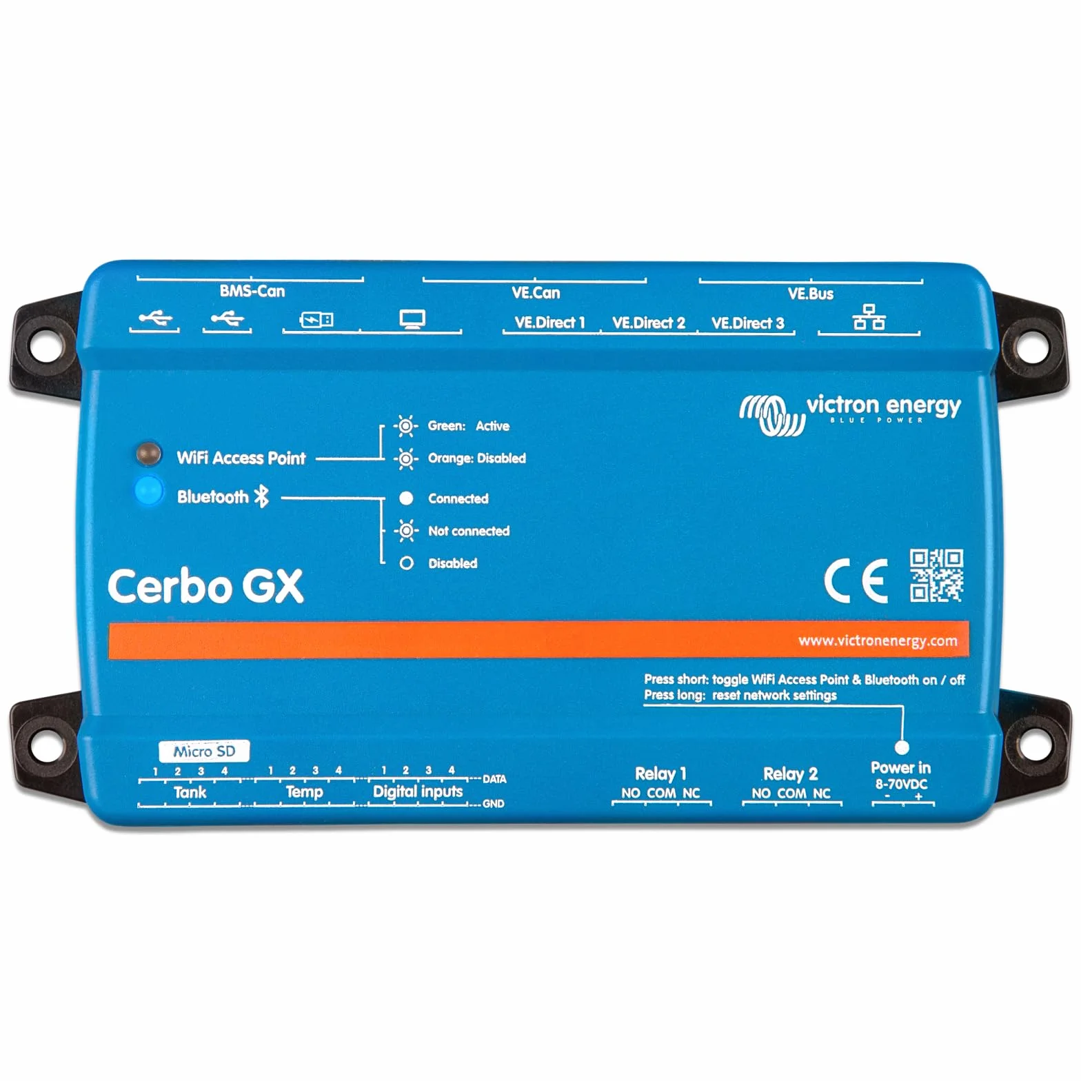 Victron Energy Cerbo GX, Monitoraggio del Sistema