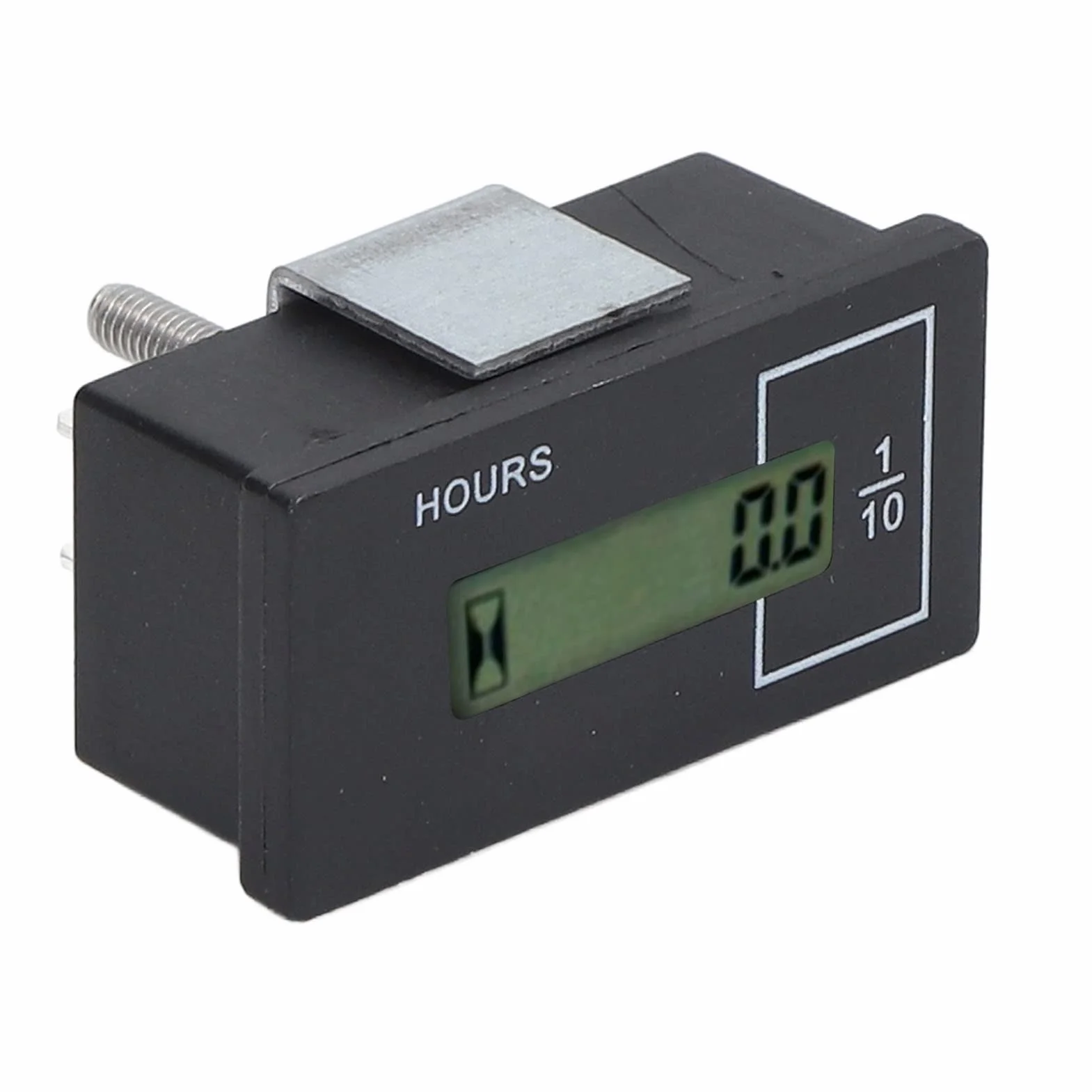 Wyświetlacz LCD Licznik Godzin 12V-36V 0-99999.9H Do Koparki Kato 9 Pin