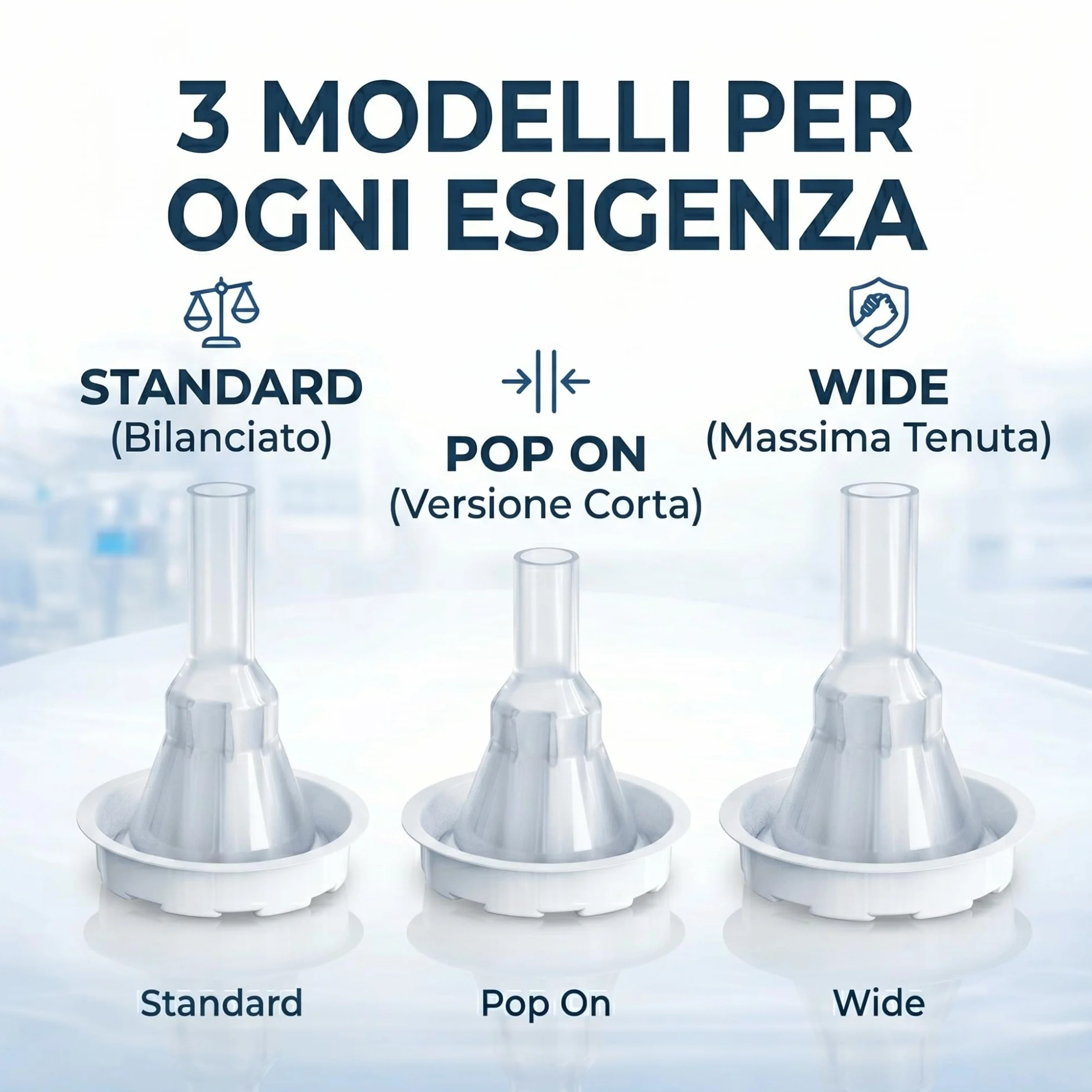 LAMONEA Set 30 Pezzi Catetere Esterno Uomo 100% Silicone, Made in Italy - Wide 25mm Autoadesivo, Guaina Pene - Incontinenza Maschile Latex Free (Wide, 25mm) - MECUL25