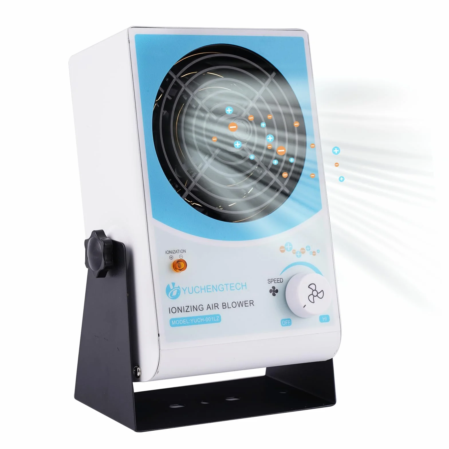 YUCHENGTEH ESD Soffiatore D'aria Antistatico Soffiatore D'aria Ionizzante Ago Ionico Incorporato ±10V Bilanciamento Ionico 45-110CFM Volume D'aria Regolabile per Eliminazione Dell'elettricità Statica