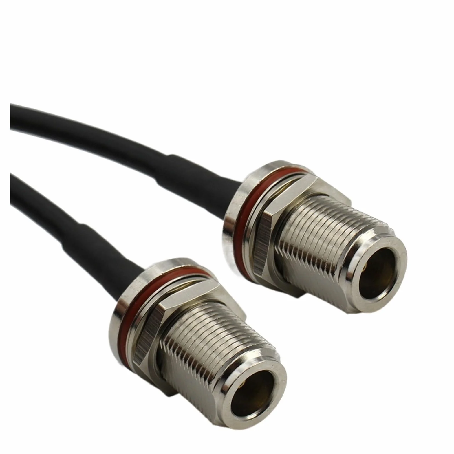 Cavo coassiale RF RG58 L16 N maschio a N femmina connettore passante cavo a spirale cavi coassiali RF cavo jumper tipo N crimpatura(Type 6,100CM)