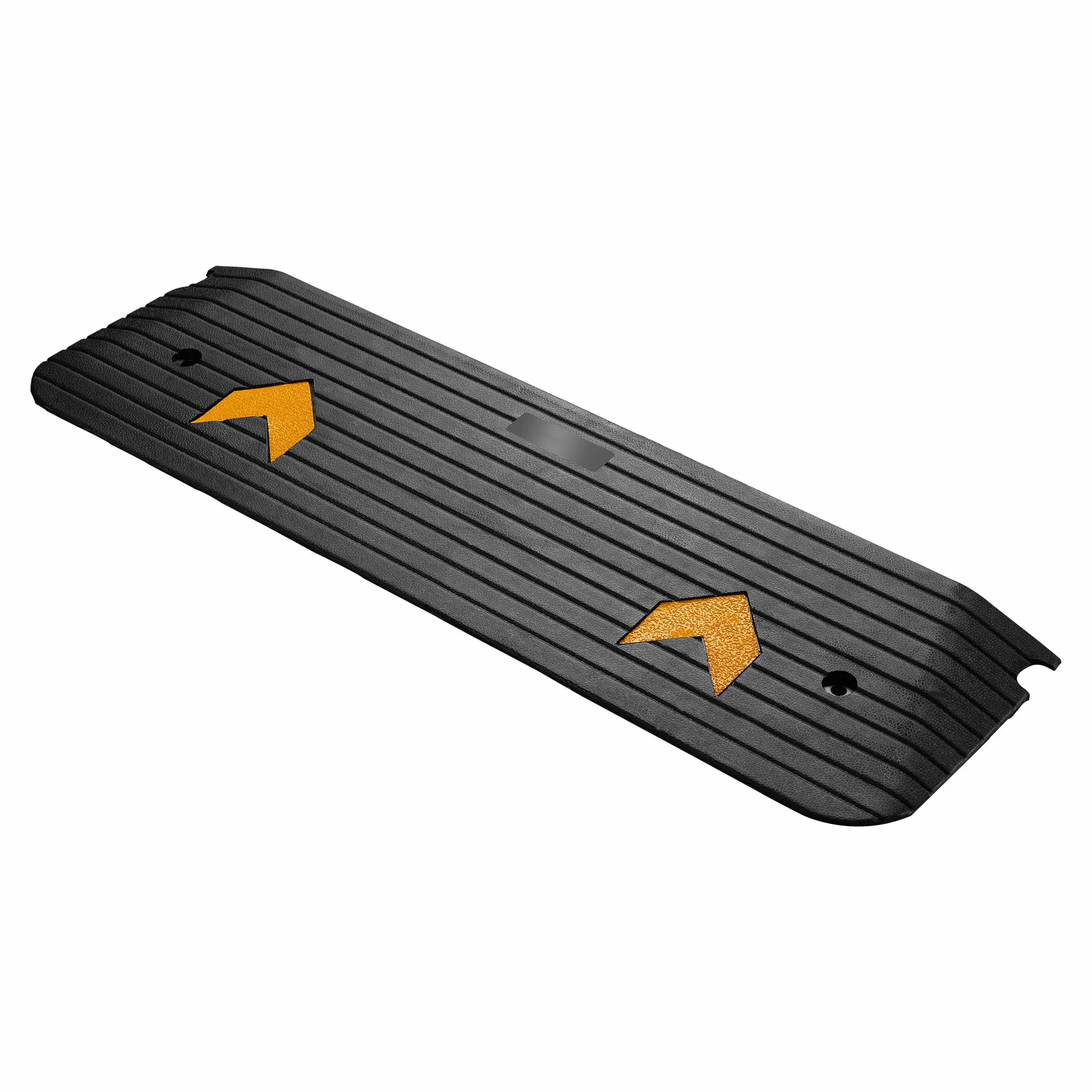 Wiltec Rampa in gomma per marciapiede e soglia 1100 x 406 x 50 mm max 50 t con elementi riflettenti