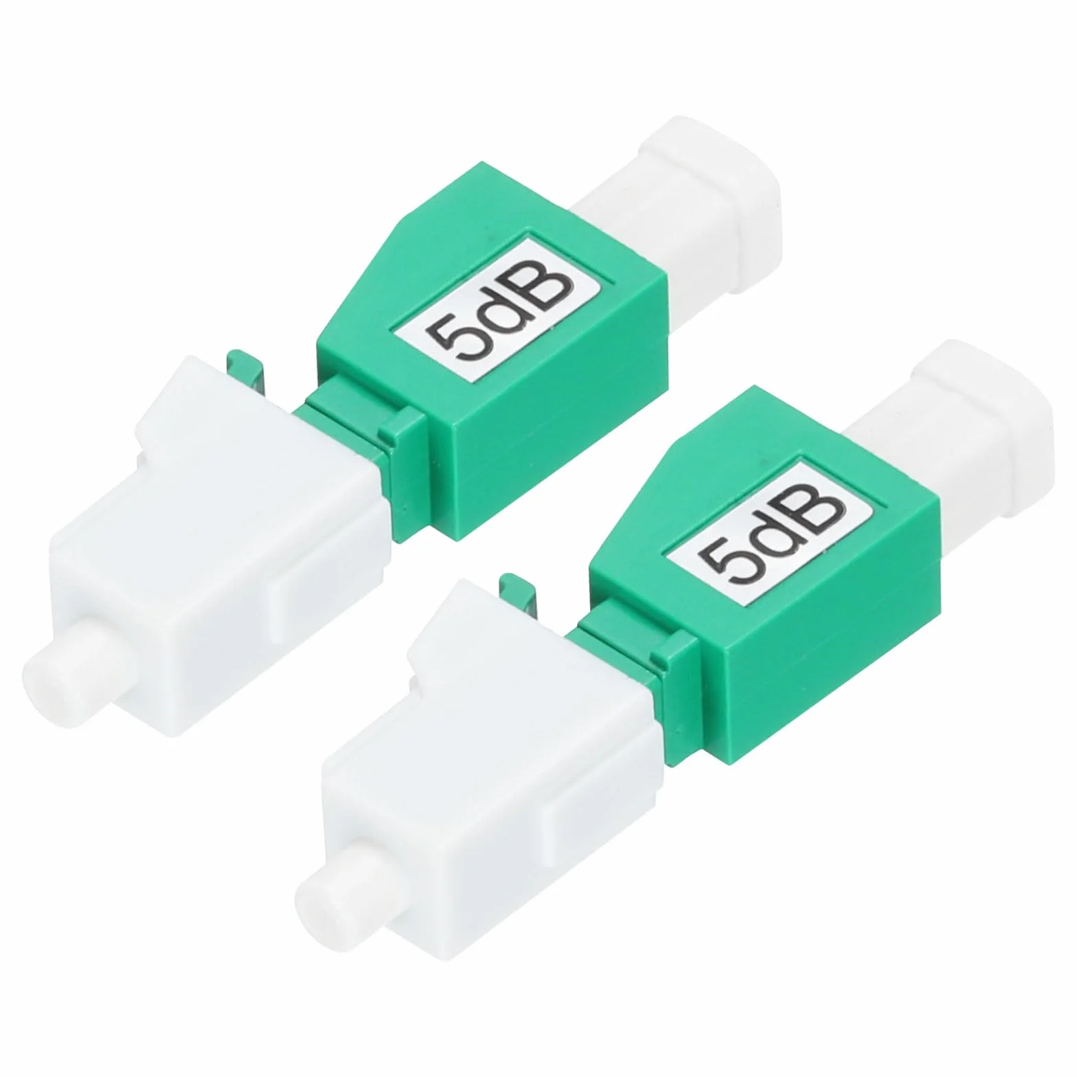 QUARKZMAN 5dB LC Fibre Attenuatore LC/APC SM Monomodale Fisso Fibre Ottico Attenuatore Maschio a Femmina per Fibre Ottico Trasmissione 2pz