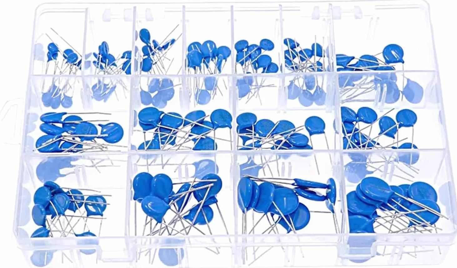 LeHang 150pcs 15value Varistor Resistor Kit 5D471K 7D471K 7D431K 10D471K 10D431K 10D241K 10D391K 14D431K 14D471K