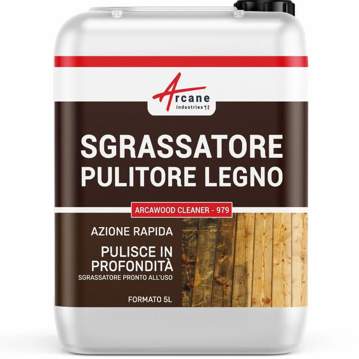ARCANE INDUSTRIES Sgrassatore detergente per Legno ARCAWOOD Cleaner - 979-5