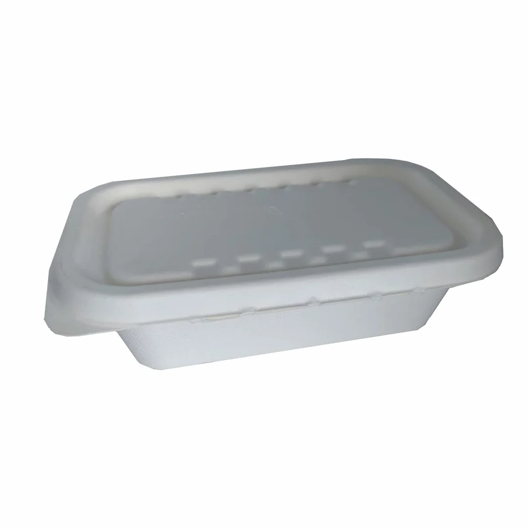 Vaschette in cellulosa 750-1000 ml con coperchio compostabili 100% take away bio 50 pz