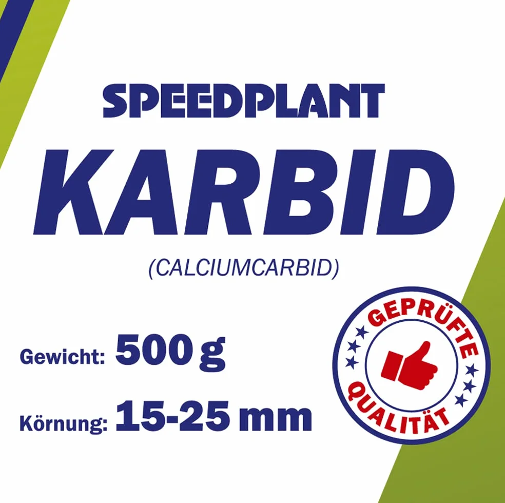 SPEEDPLANT carburo 3 kg, carburo di Calcio Pietre 15-25mm, carburo per lampade