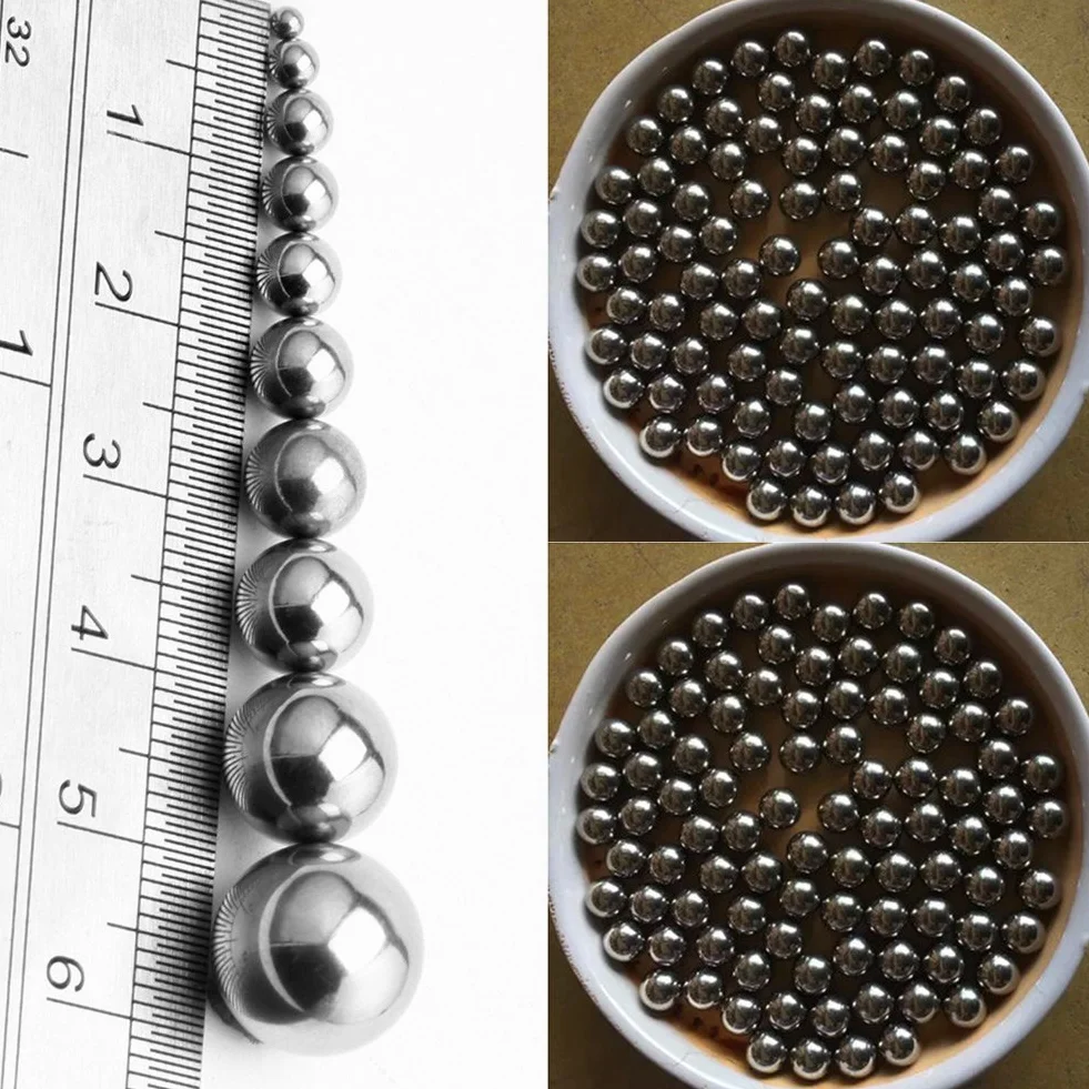 Cuscinetto a sfera in acciaio inox diametro 2-6 mm 200 pezzi