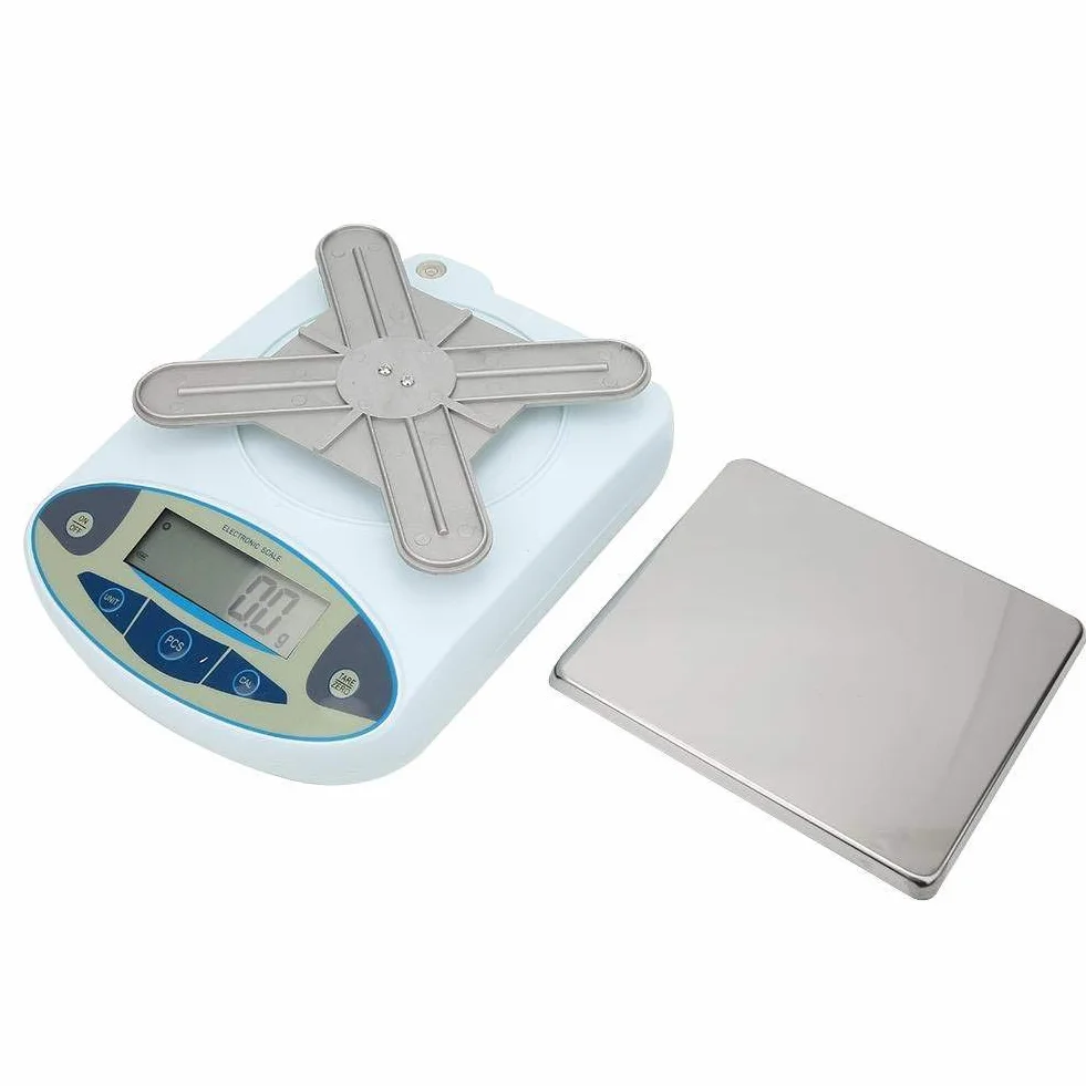 Bilancino di Precisione Professionale, Analitica da Laboratorio Ad Alta Precisione 5kg / 10kg / 15kg / 30kgx0.1g Bilancia Elettronica Bilancia da Laboratorio Digitale,15kg/0.1g