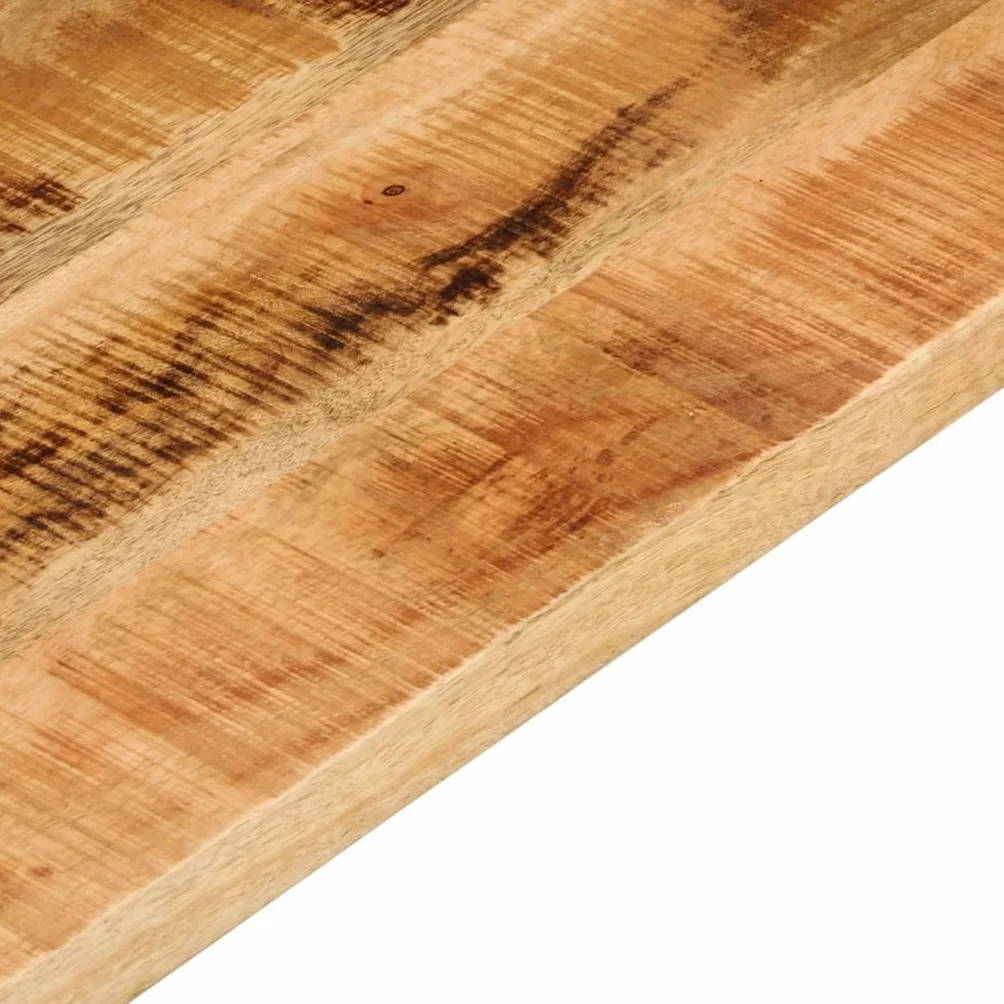 vidaXL Piano per Tavolo 110x50x2,5cm Rettangolare Legno Mango Grezzo, Piano per Tavolo Rettangolare, Piano Tavolo in Legno, Piano per Tavolo da Pranzo