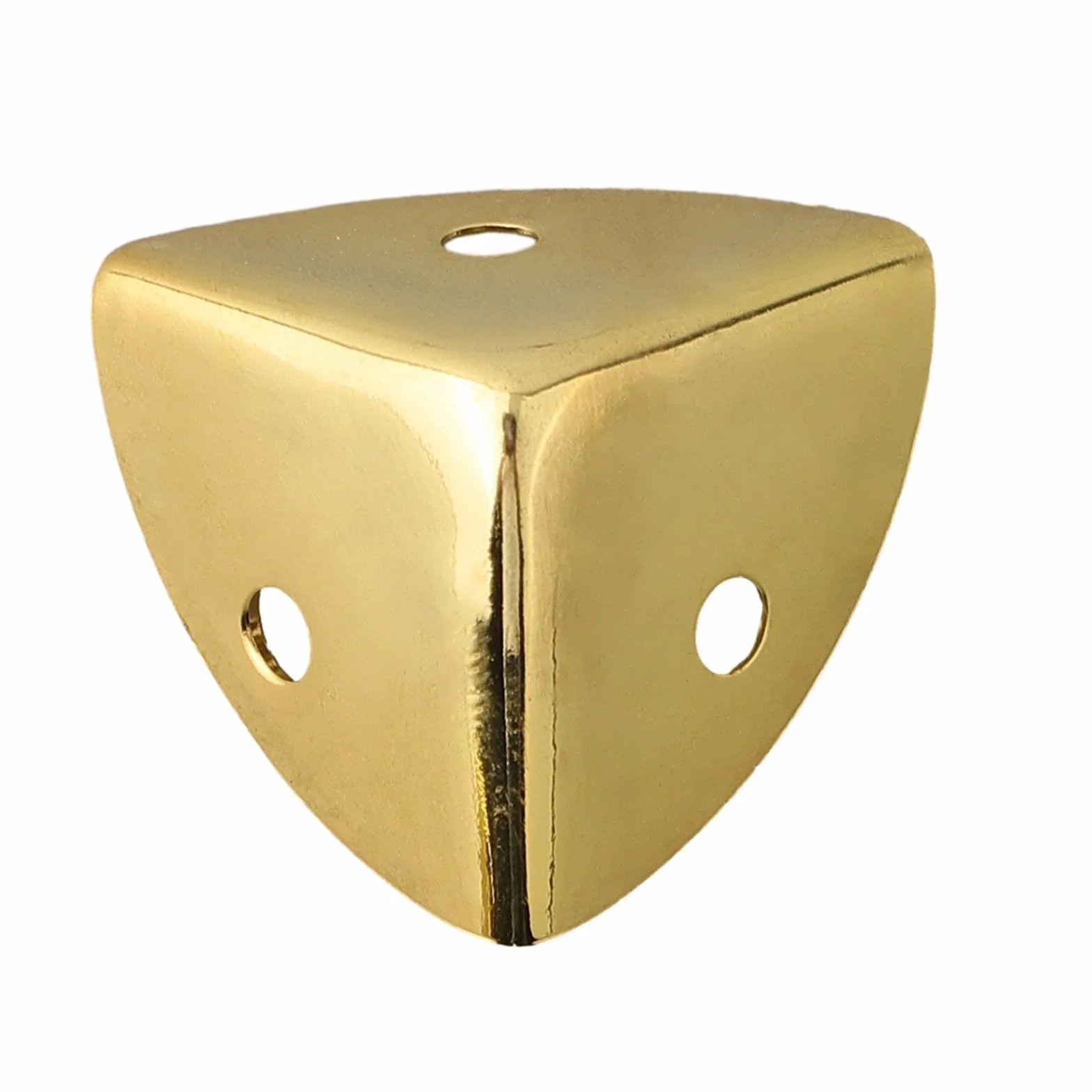 Set di 12 angoli in ferro vintage, accessori protettivi per scatole di legno (oro)