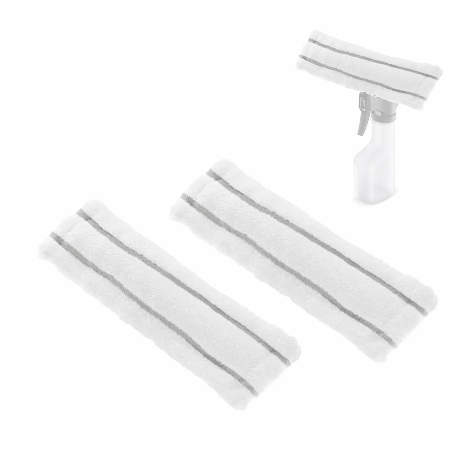 2 panni per finestre Karcher WV1 Macchina per la pulizia delle finestre Mop Spray Pot Wiping Spray Bottle Glass Cleaner Pads
