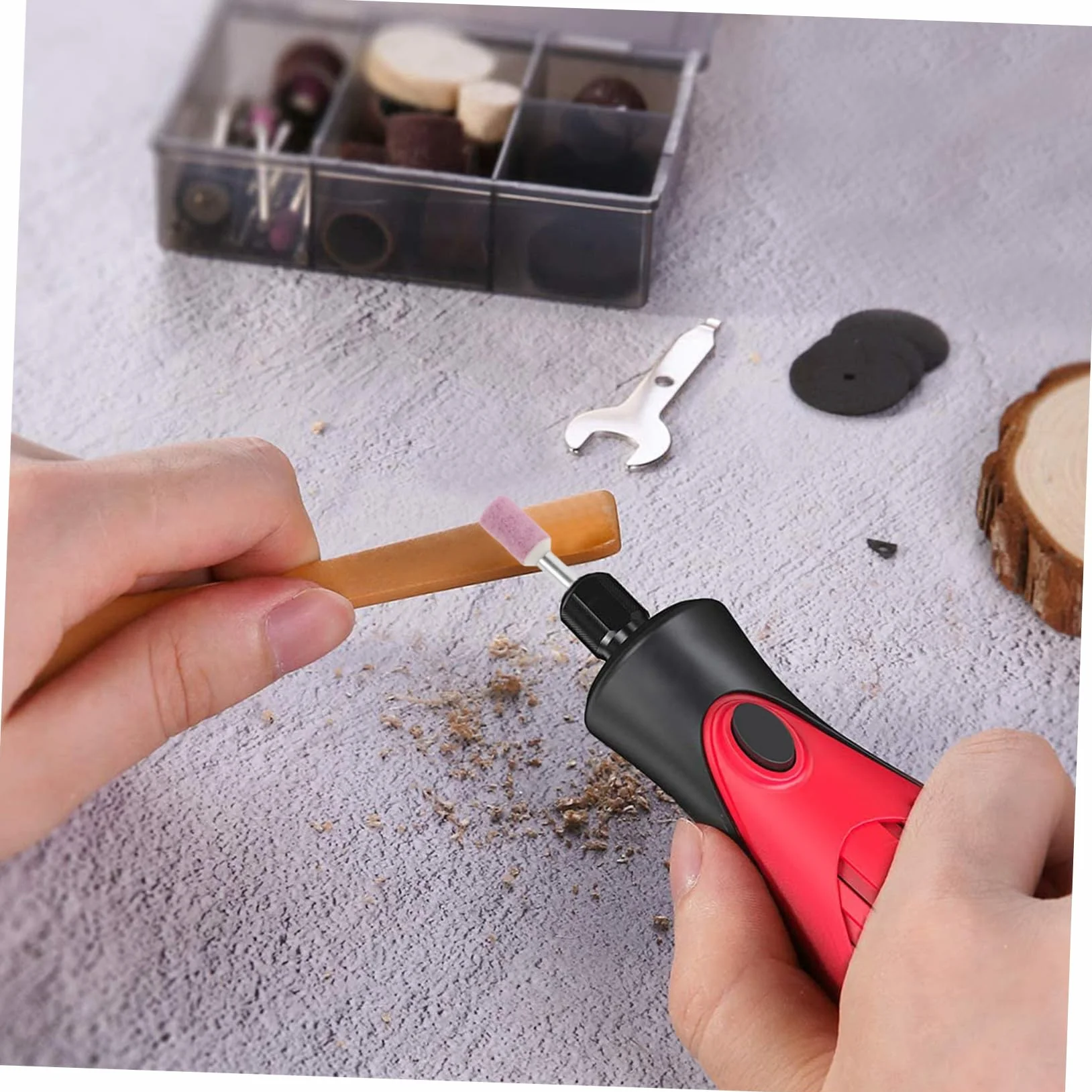 50 Pezzi Mole Trapano in Lega di Zinco e Selce Rosa Punte Abrasive Professionali Appuntite per Smerigliatura e Incisione Utensili Rotanti