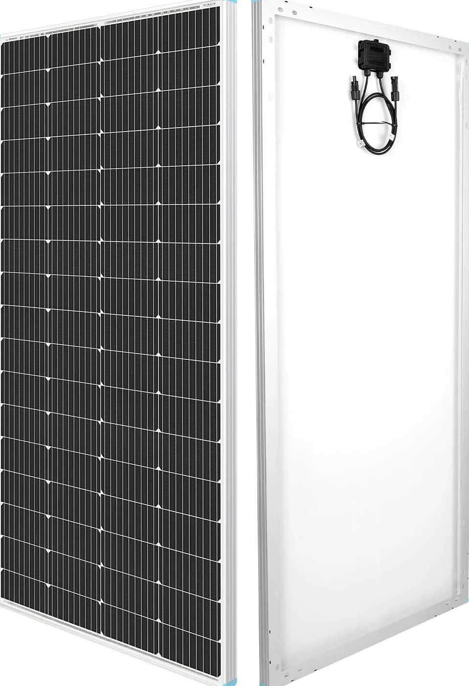 Pannello solare da 200 Watt, modulo fotovoltaico monocristallino ad alta efficienza al 25% con tecnologia semi-tagliata per applicazioni su tetti di camper, roulotte, cabine, fattorie e off-grid