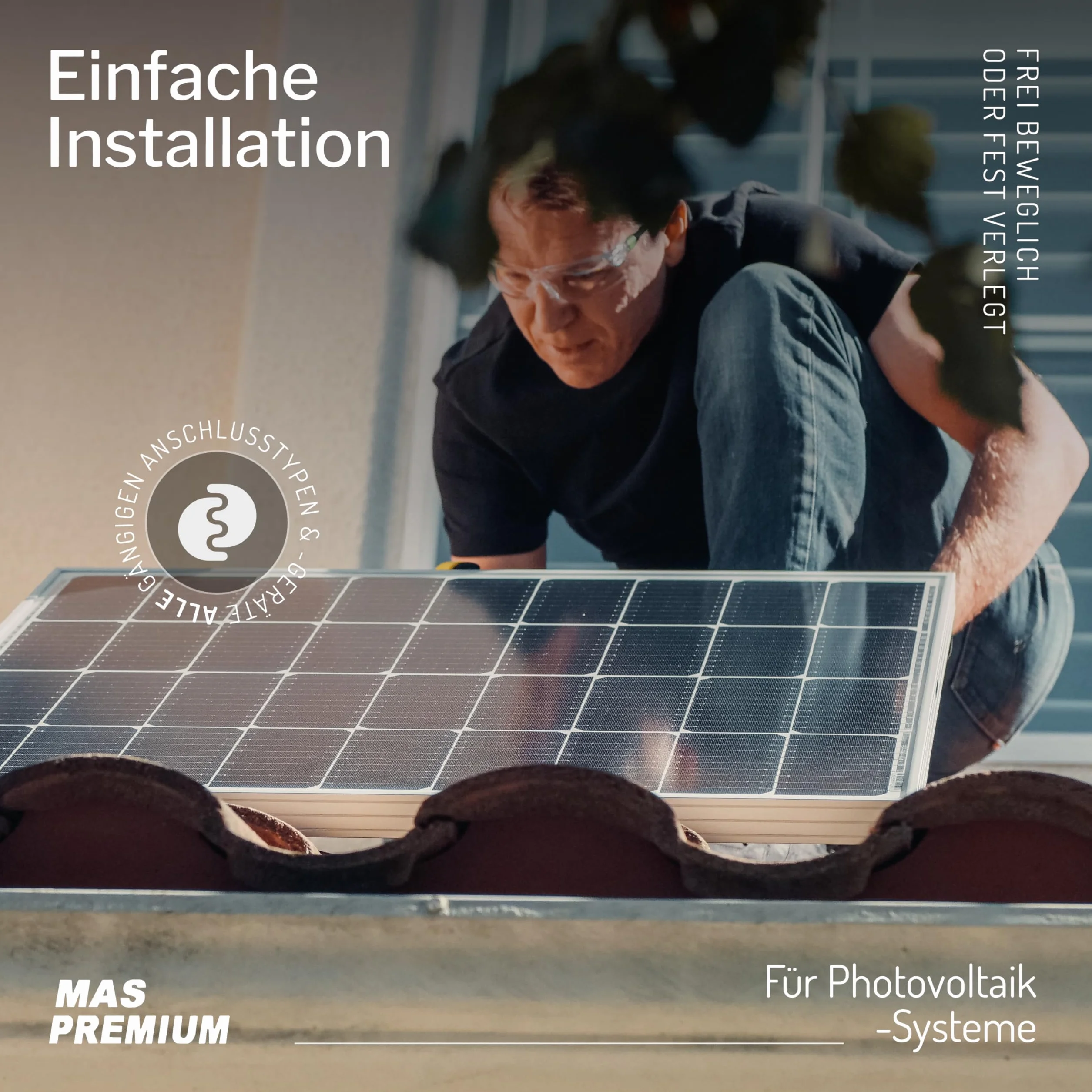 Cavo solare H1Z2Z2-K da 6 mm², cavo solare lungo da 5 a 100 m, cavo singolo per fotovoltaico per la messa a terra, senza alogeni, doppio isolamento (nero, 10 m)