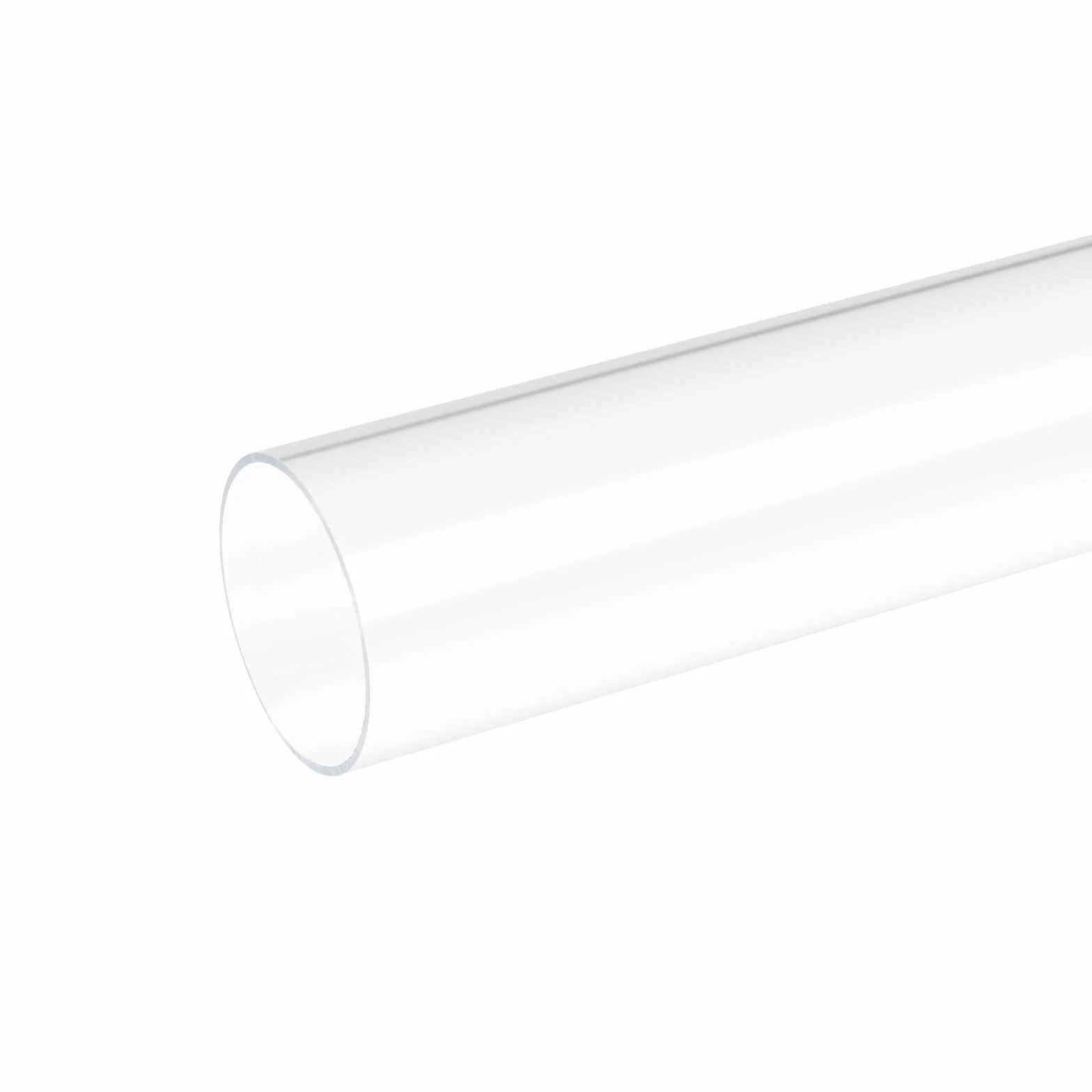 DMiotech 56mm x 60mm 8" Trasparente Acrilico Tubo Rigido Plastica Tubo per Acquario Acqua Tubo, Acqua Raffreddamento Sistema, Idraulico