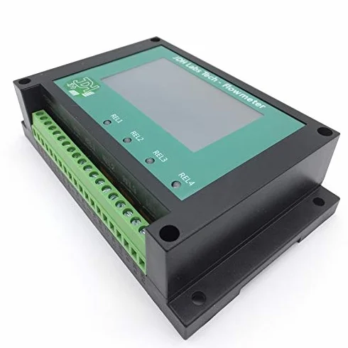 Misuratore contalitri con 4 allarmi programmabili e sensore per tubi da 1" DN25