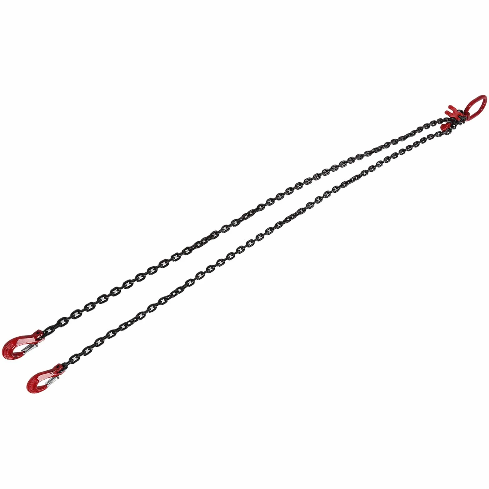 Catena di Resistenza, 2 m, 2 Fili, con Ganci di Riduzione, 4,75 Tonnellate, 8 mm