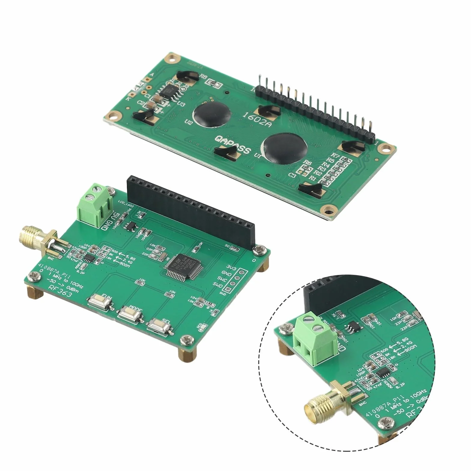 Misuratore di potenza RF 1MHz-10GHz -50~0dBm Calibrazione