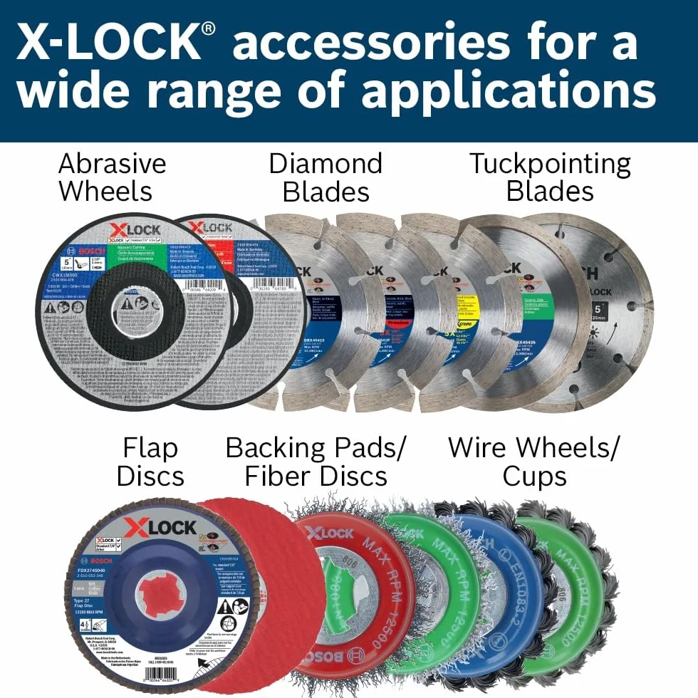 Bosch CMWX500 5" X-Lock ruota multipla in carburo
