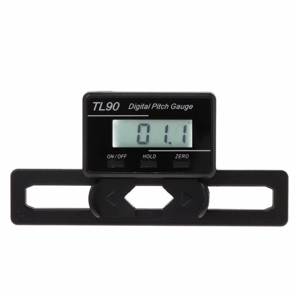 Foglio principale Tl90 - Misuratore di angolo con display LCD, misuratore professionale in metallo