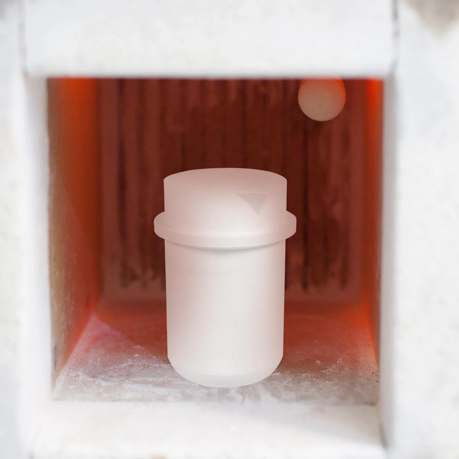 Crogiolo in Materiale Sintetico Bianco da 1 kg per Fusione Metalli Preziosi Buona Isolamento e Resistenza agli Alcali, per Laboratorio di Fusione